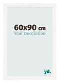 Photo Frame 60x90 cm White High Gloss MDF Bologna Front Size | Yourdecoration.com