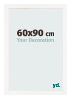 Photo Frame 60x90 cm White High Gloss MDF Bologna Front Size | Yourdecoration.com