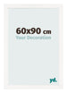 Photo Frame 60x90 cm White High Gloss MDF Bologna Front Size | Yourdecoration.com