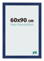 Photo Frame 60x90cm Dark Blue Swept MDF Bologna Front Size | Yourdecoration.com