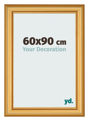 Photo Frame 60x90cm Gold Matte MDF Lazio Front Size | Yourdecoration.com