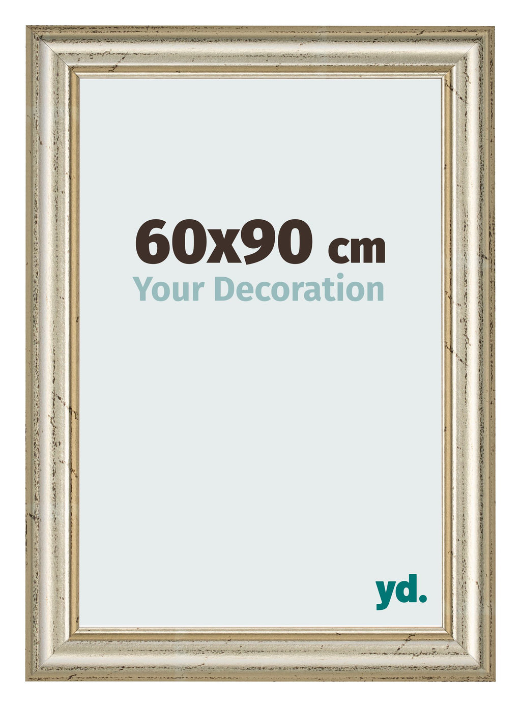 Photo Frame 60x90cm Metallic Gloss MDF Lazio Front Size | Yourdecoration.com