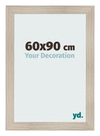 Photo Frame 60x90cm Oak Rustic MDF Pisa Front Size | Yourdecoration.com