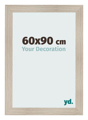 Photo Frame 60x90cm Oak Rustic MDF Pisa Front Size | Yourdecoration.com