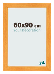 Photo Frame 60x90cm Orange MDF Pisa Front Size | Yourdecoration.com
