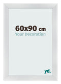Photo Frame 60x90cm Silver Black Swept MDF Pisa Front Size | Yourdecoration.com