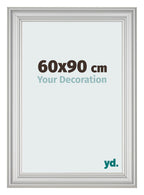 Photo Frame 60x90cm Silver Matte MDF Lazio Front Size | Yourdecoration.com