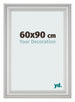 Photo Frame 60x90cm Silver Matte MDF Lazio Front Size | Yourdecoration.com