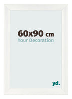 Photo Frame 60x90cm White Vintage MDF Pisa Front Size | Yourdecoration.com