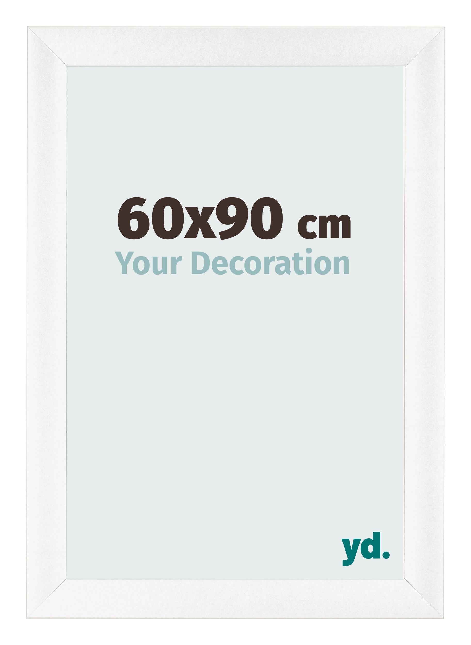 Photo Frame 60x90cm White Vintage MDF Pisa Front Size | Yourdecoration.com