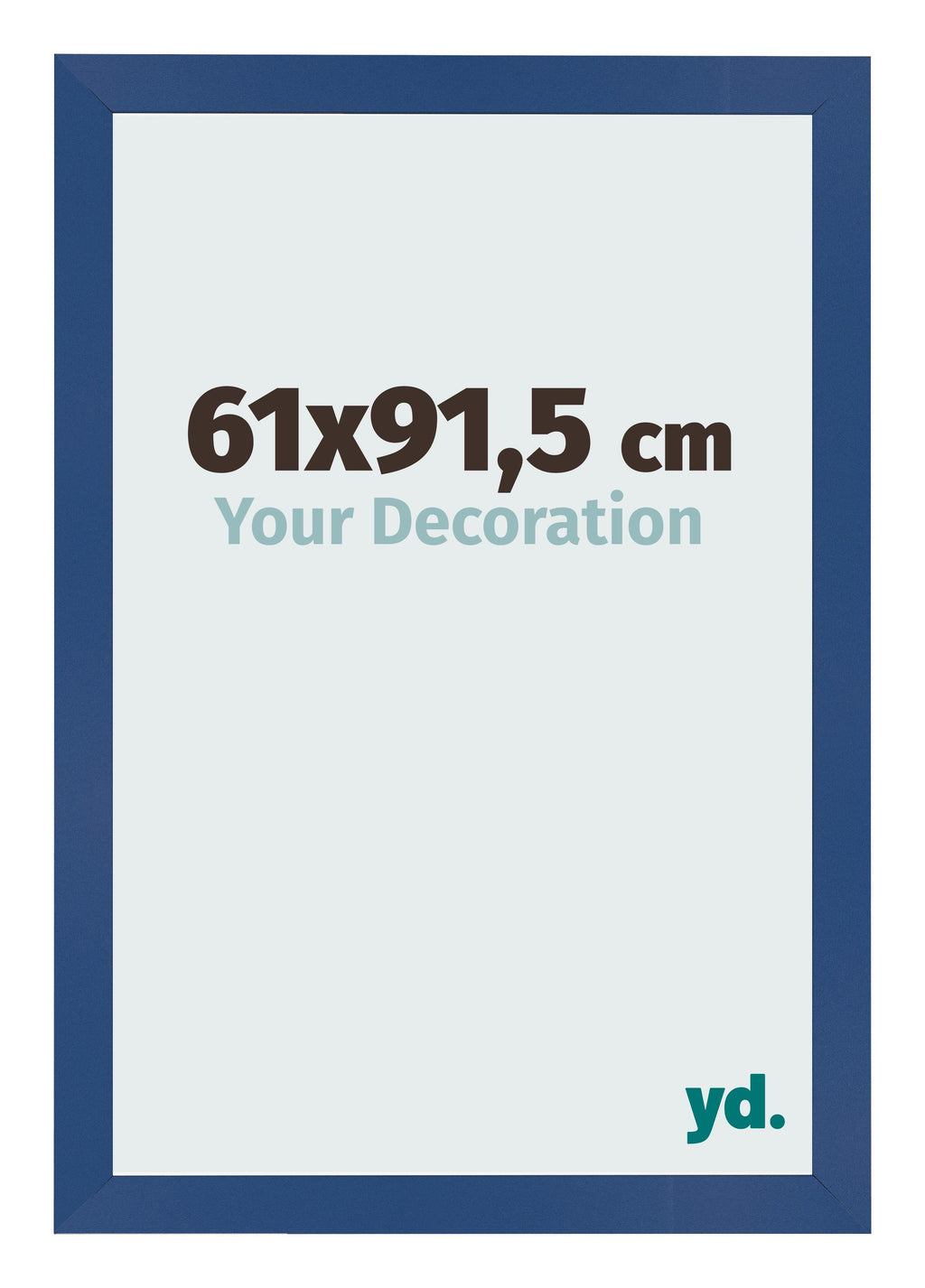 Photo Frame 61x91 5 cm Dark Blue MDF Bologna Front Size | Yourdecoration.com