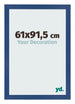 Photo Frame 61x91 5 cm Dark Blue MDF Bologna Front Size | Yourdecoration.com