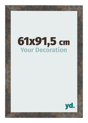 Photo Frame 61x91 5 cm Oxidized Metal MDF Bologna Front Size | Yourdecoration.com