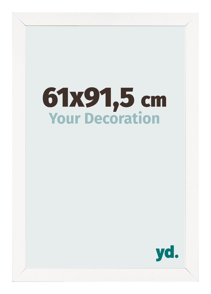 Photo Frame 61x91 5 cm White High Gloss MDF Bologna Front Size | Yourdecoration.com