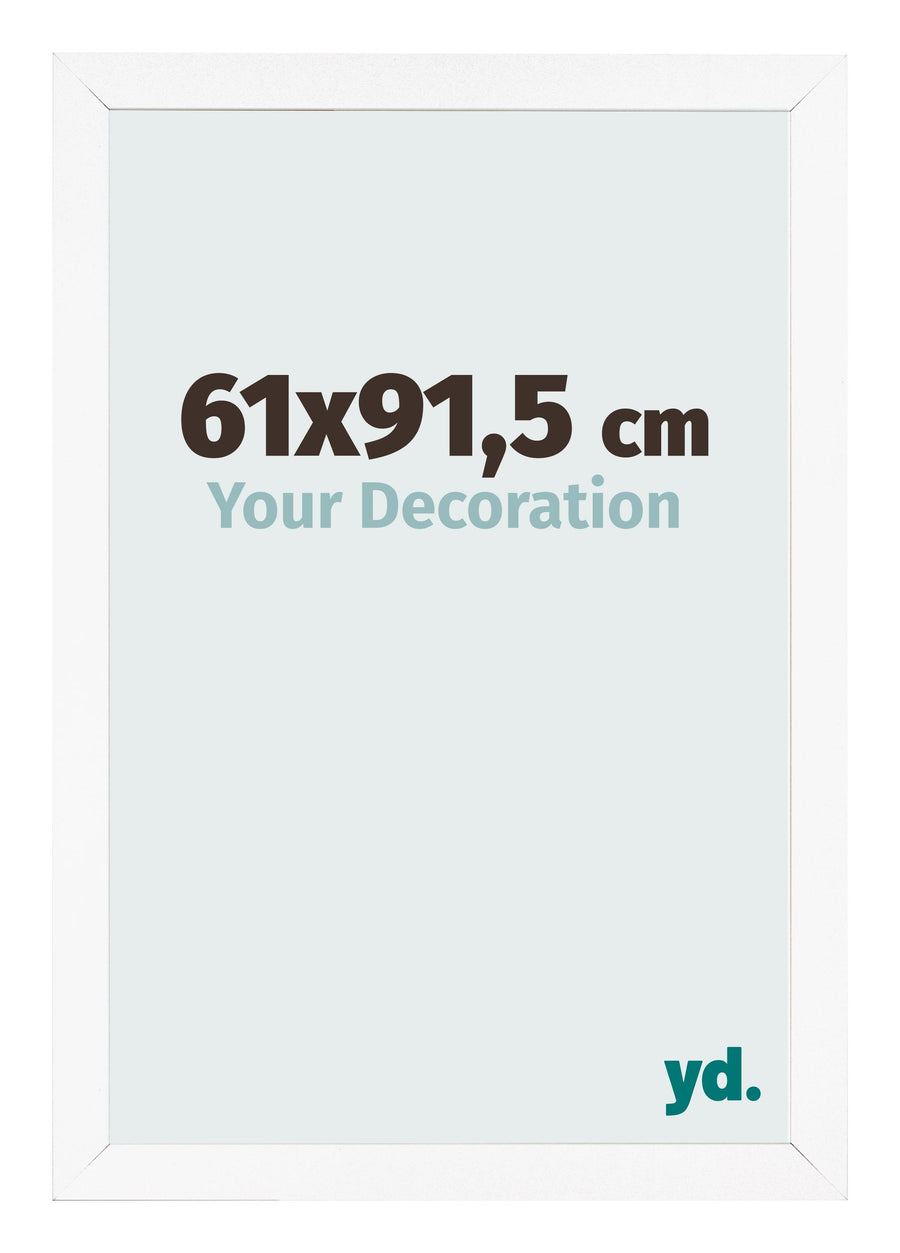 Photo Frame 61x91 5 cm White Matte MDF Bologna Front Size | Yourdecoration.com