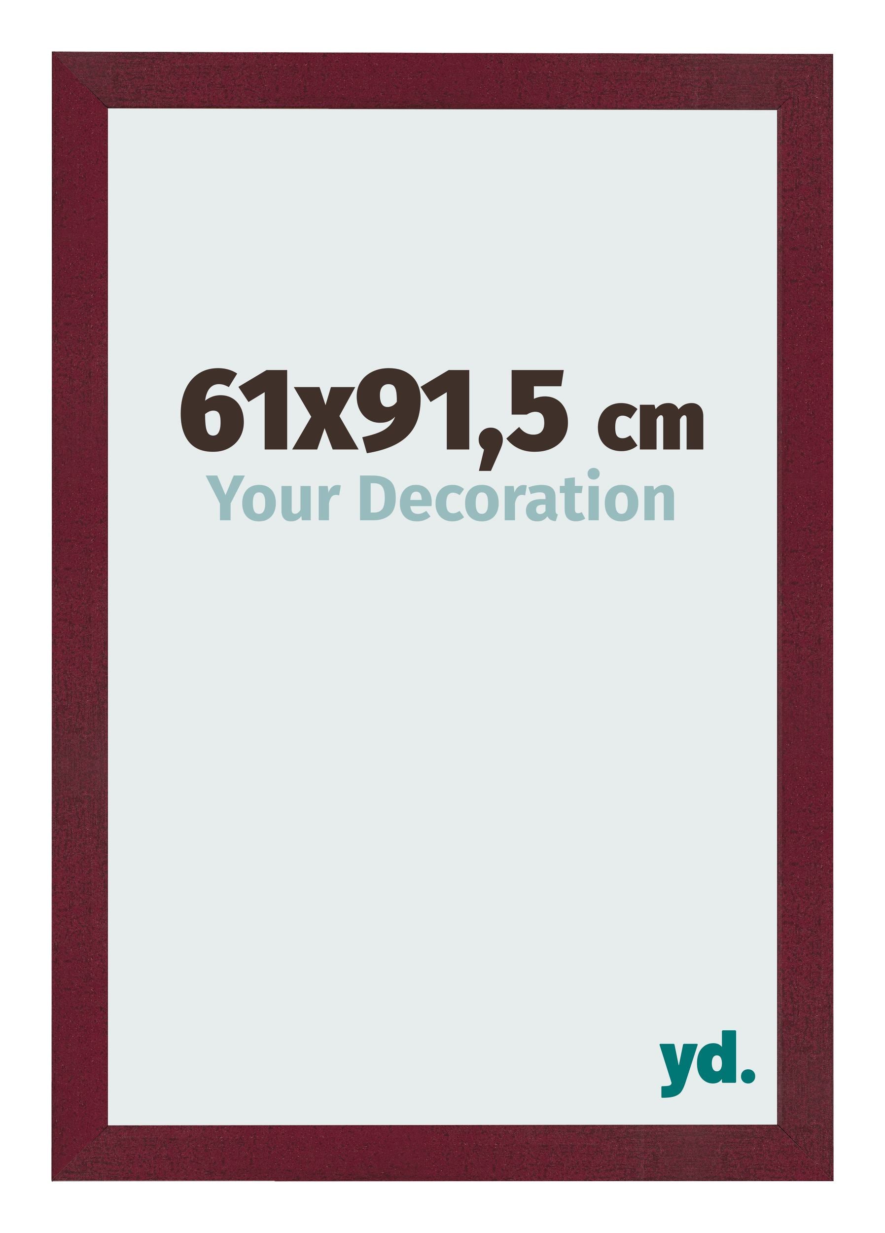 Photo Frame 61x91 5 cm Wine Red Swept MDF Bologna Front Size | Yourdecoration.com