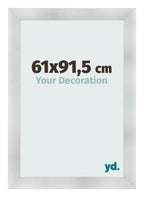 Photo Frame 61x91 5cm Aluminum Brushed MDF Pisa Front Size | Yourdecoration.com