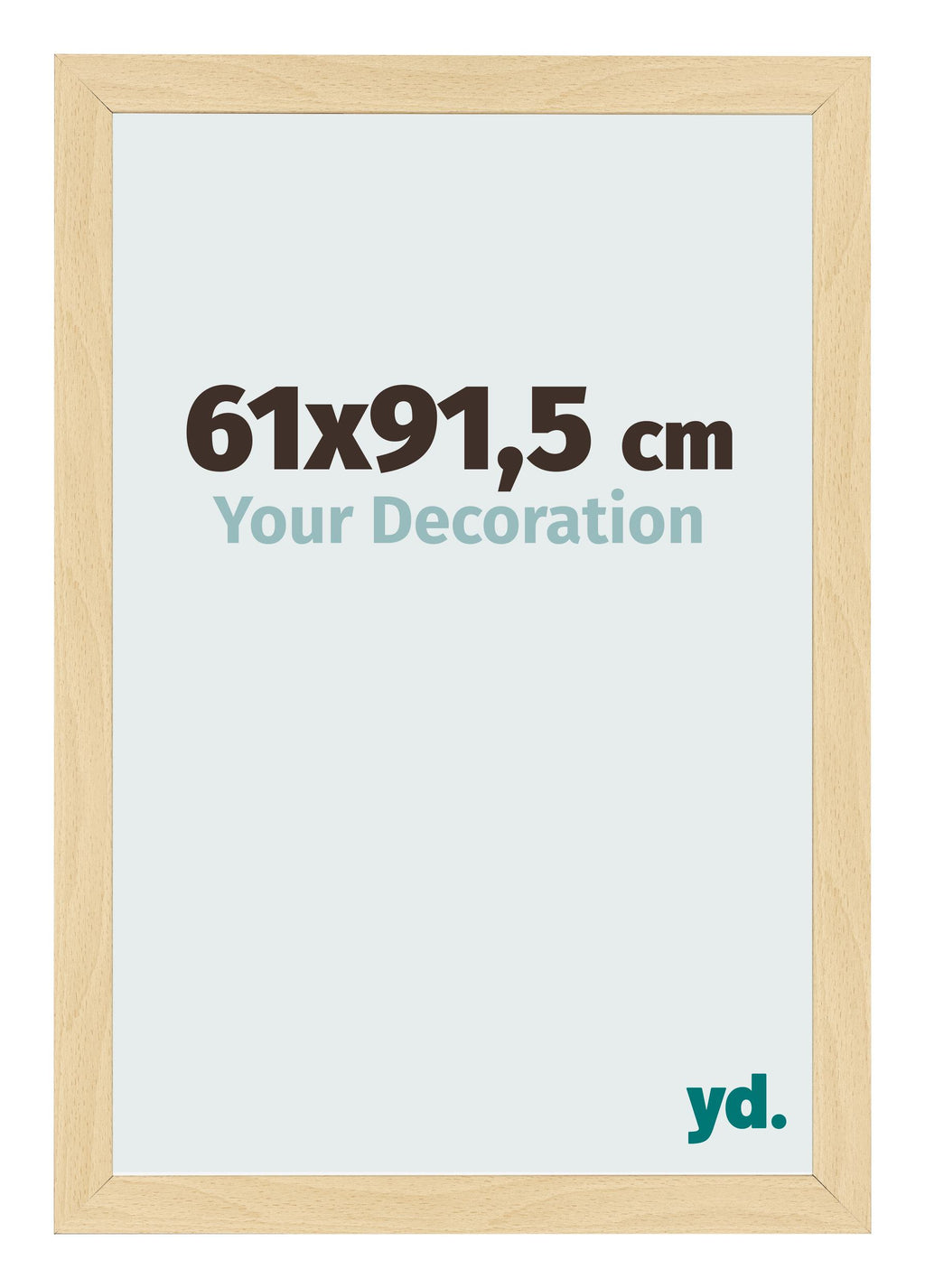 Photo Frame 61x91 5cm Beech Design MDF Bologna Front Size | Yourdecoration.com