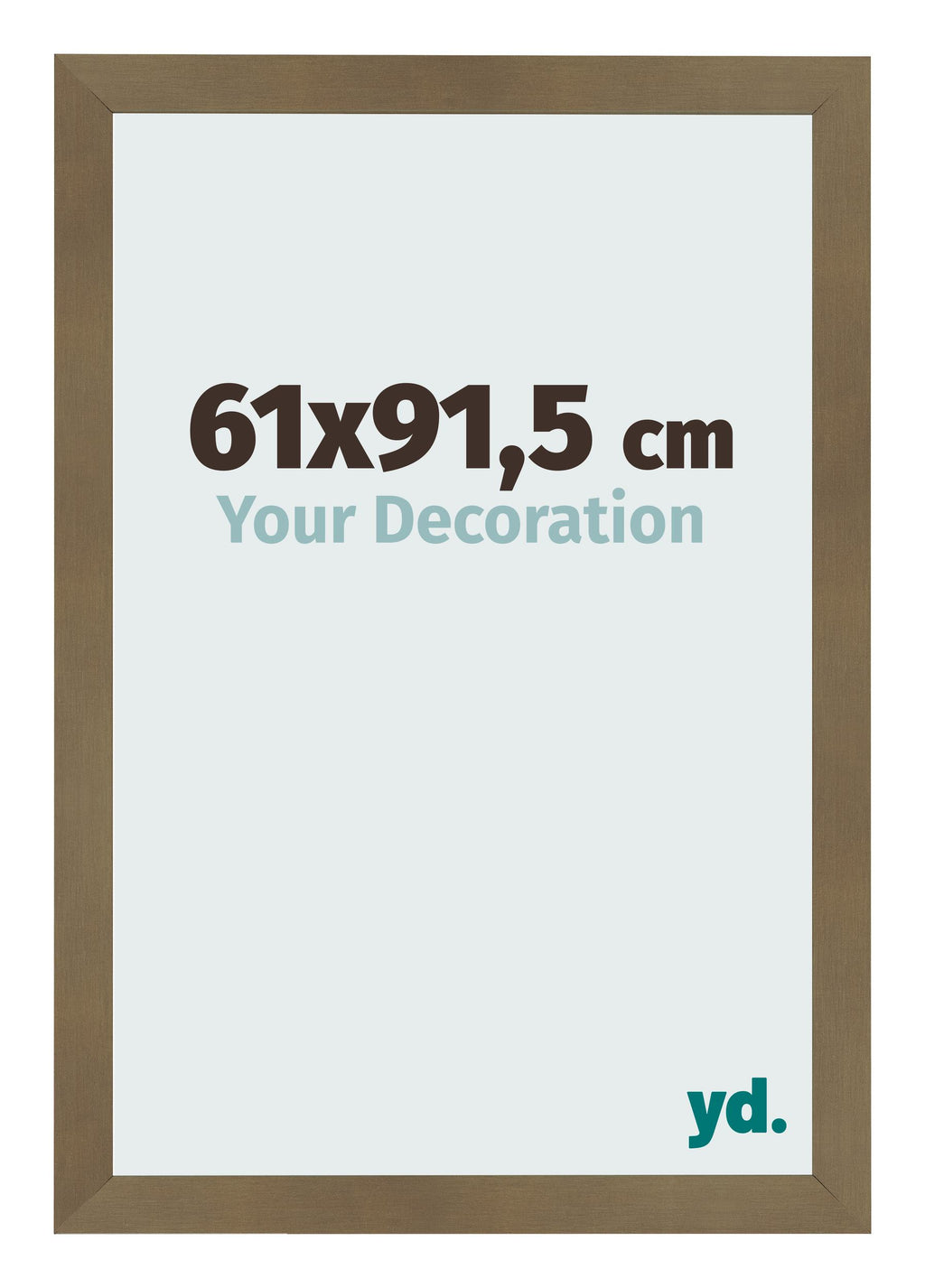 Photo Frame 61x91 5cm Bronze Design MDF Bologna Front Size | Yourdecoration.com