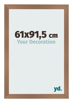 Photo Frame 61x91 5cm Copper Design MDF Bologna Front Size | Yourdecoration.com