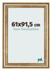 Photo Frame 61x91 5cm Gold Antique MDF Lazio Front Size | Yourdecoration.com