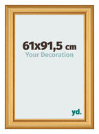 Photo Frame 61x91 5cm Gold Matte MDF Lazio Front Size | Yourdecoration.com