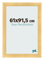 Photo Frame 61x91 5cm Gold Vintage MDF Pisa Front Size | Yourdecoration.com