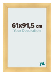 Photo Frame 61x91 5cm Gold Vintage MDF Pisa Front Size | Yourdecoration.com