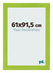 Photo Frame 61x91 5cm Green MDF Pisa Front Size | Yourdecoration.com