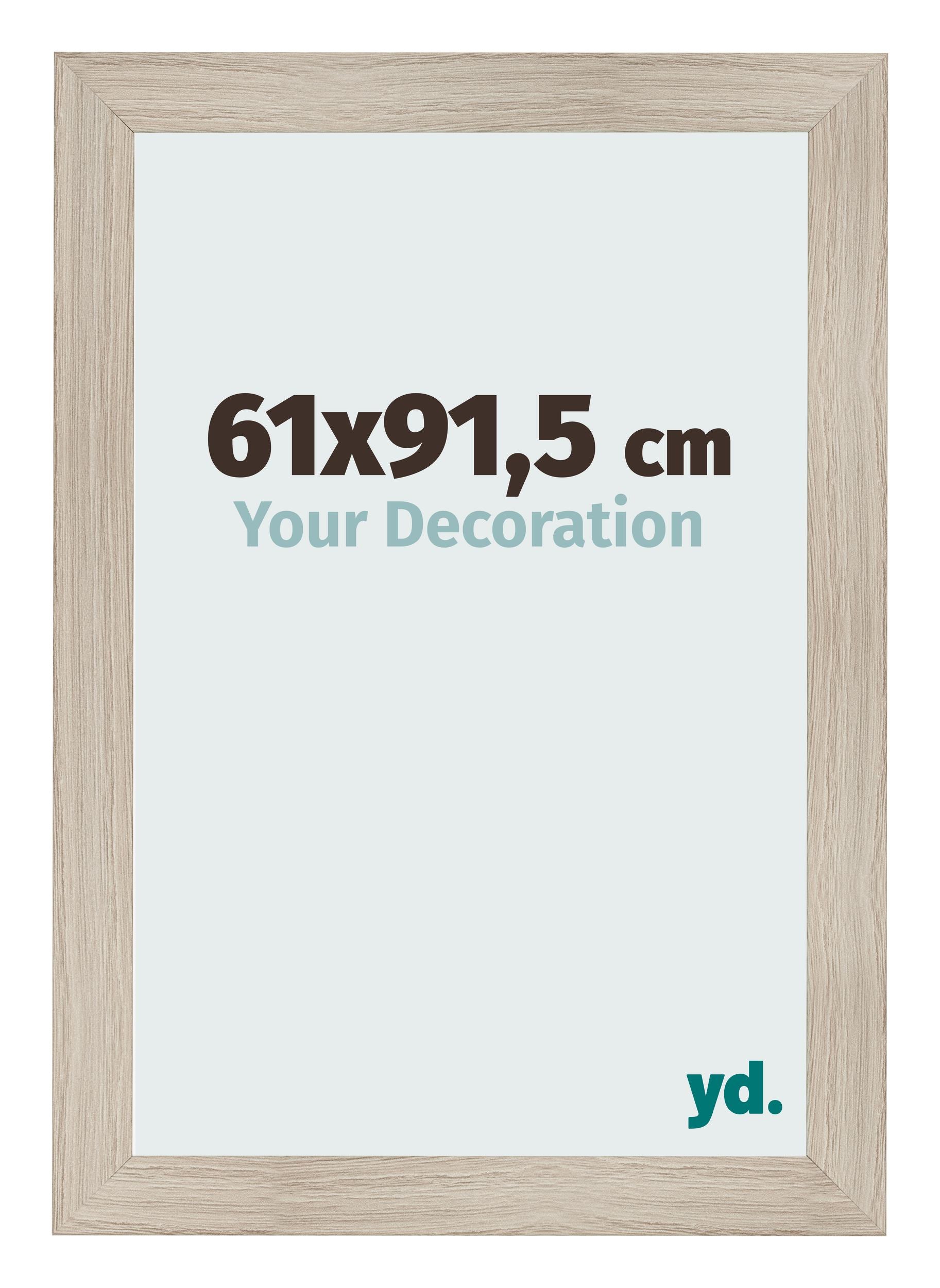 Photo Frame 61x91 5cm Oak Rustic MDF Pisa Front Size | Yourdecoration.com