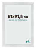 Photo Frame 61x91 5cm Silver Black Swept MDF Pisa Front Size | Yourdecoration.com