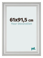 Photo Frame 61x91 5cm Silver Matte MDF Lazio Front Size | Yourdecoration.com