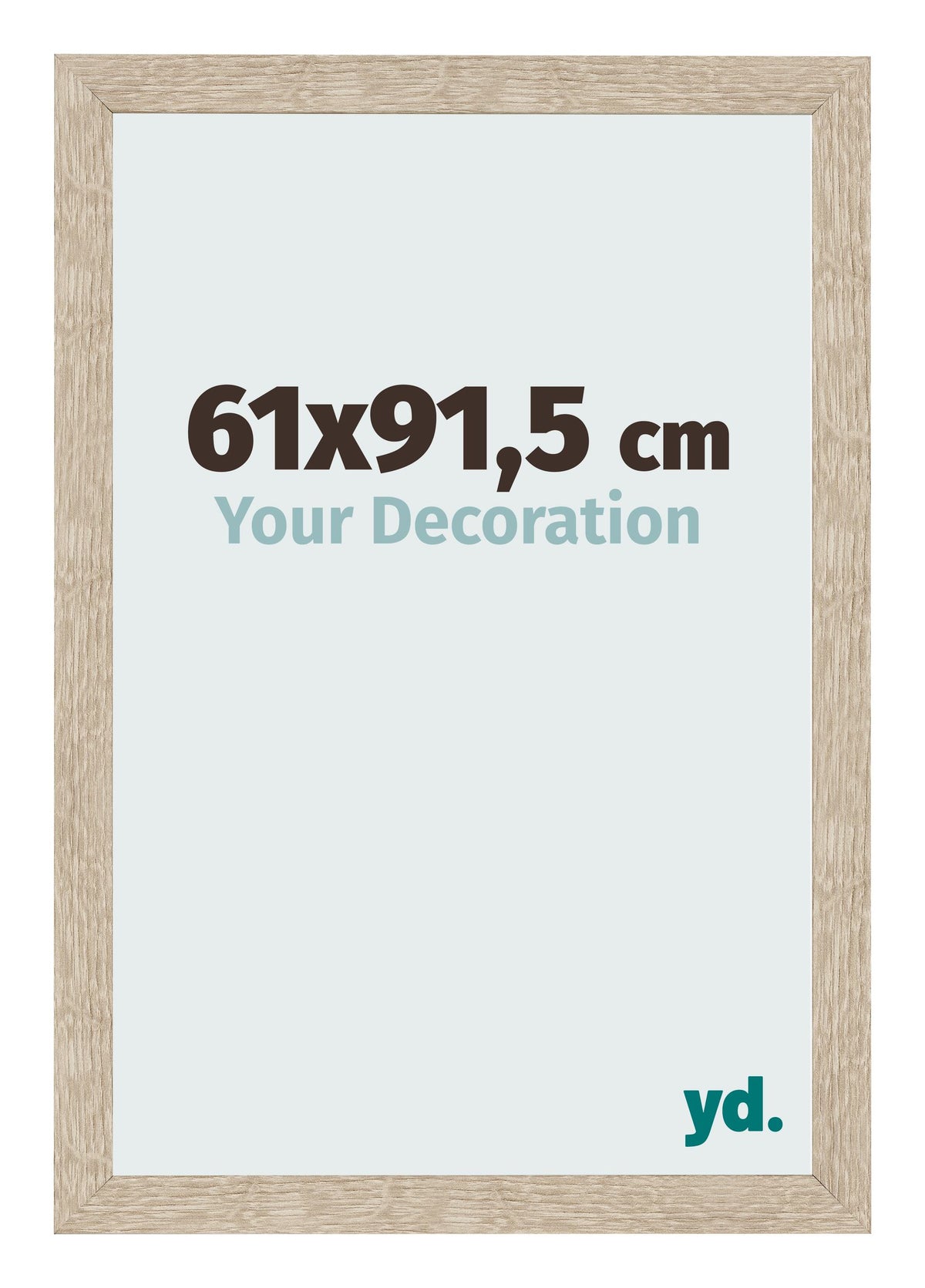 Photo Frame 61x91 5cm Sonoma Oak MDF Bologna Front Size | Yourdecoration.com
