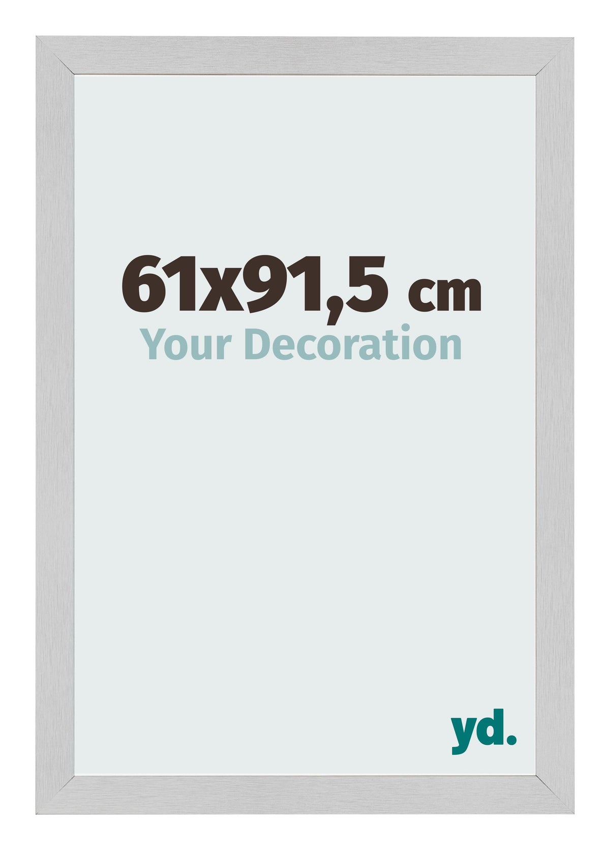 Photo Frame 61x91 5cm Stainless Steel MDF Bologna Front Size | Yourdecoration.com