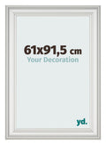 Photo Frame 61x91 5cm White Swept MDF Lazio Front Size | Yourdecoration.com