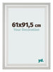 Photo Frame 61x91 5cm White Swept MDF Lazio Front Size | Yourdecoration.com