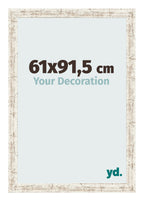Photo Frame 61x91 5cm White Vintage MDF Bologna Front Size | Yourdecoration.com