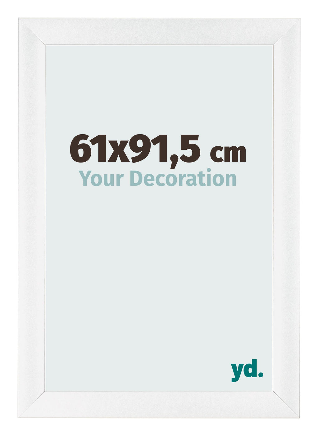 Photo Frame 61x91 5cm White Vintage MDF Pisa Front Size | Yourdecoration.com
