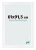 Photo Frame 61x91 5cm White Vintage MDF Pisa Front Size | Yourdecoration.com