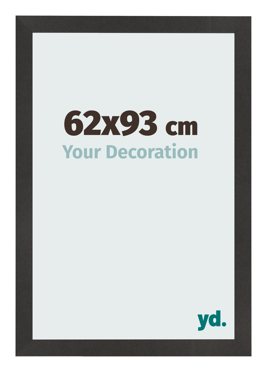 Photo Frame 62x93 cm Black Matte MDF Bologna Front Size | Yourdecoration.com
