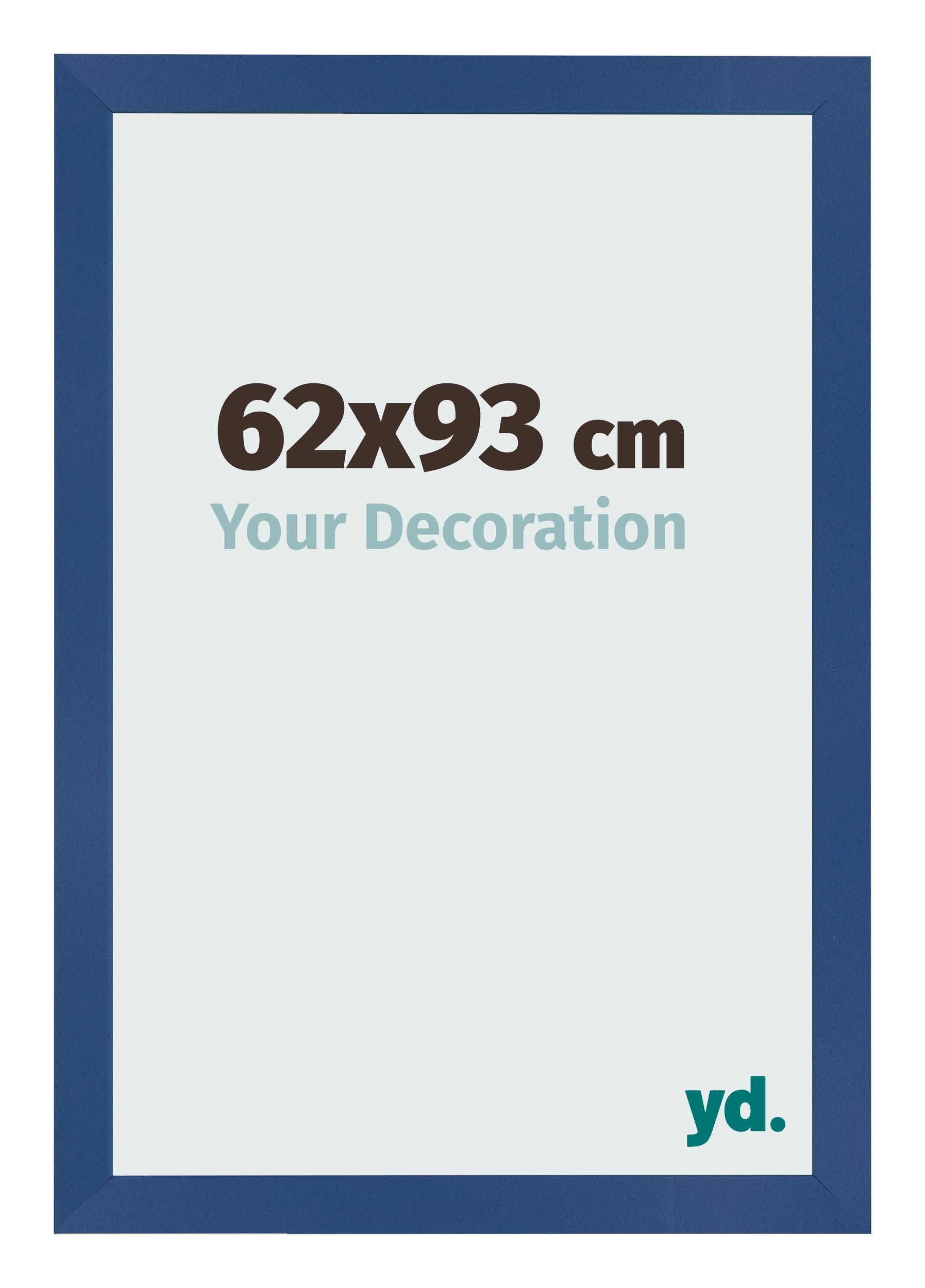 Photo Frame 62x93 cm Dark Blue MDF Bologna Front Size | Yourdecoration.com