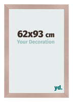 Photo Frame 62x93 cm Dusty Pink MDF Bologna Front Size | Yourdecoration.com