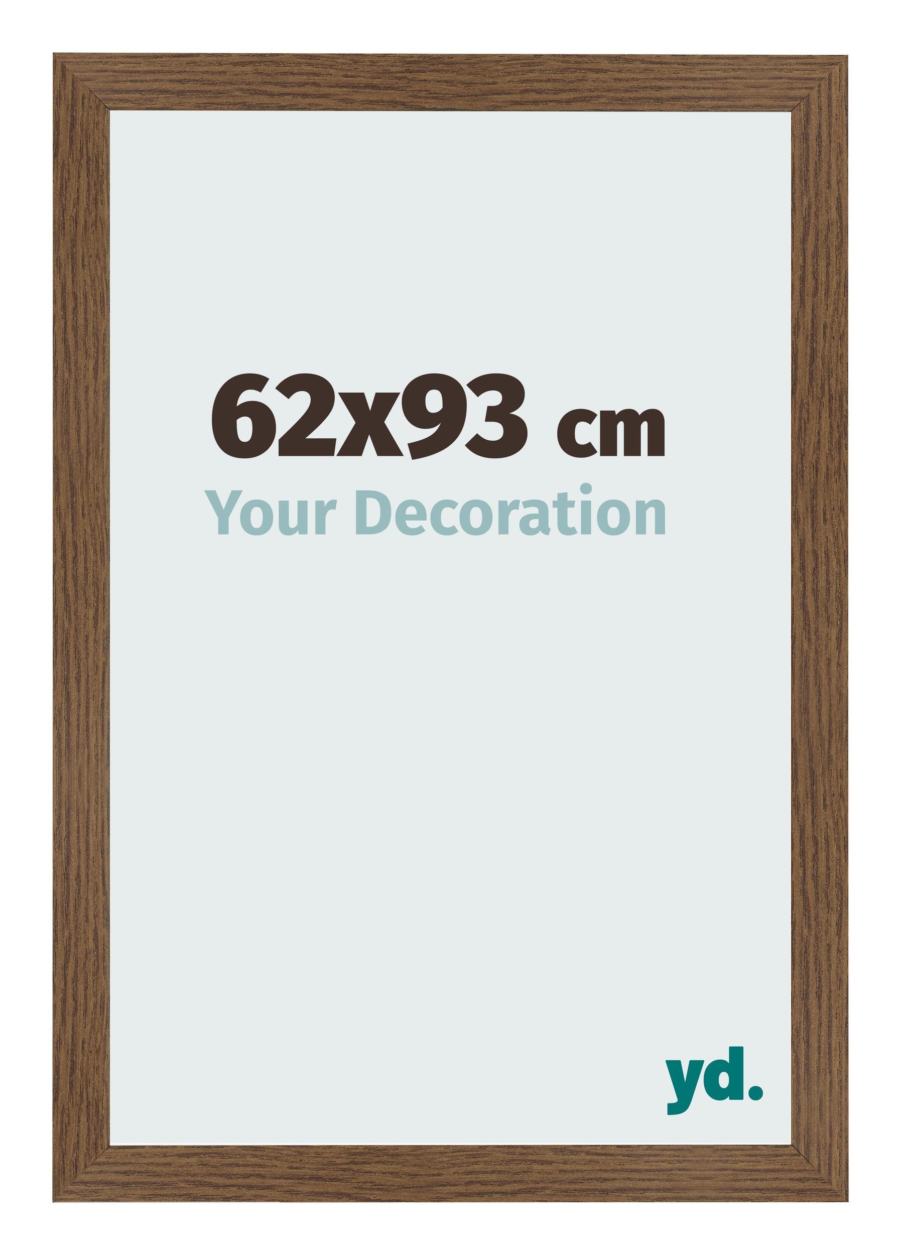 Photo Frame 62x93 cm Oak Rustic MDF Bologna Front Size | Yourdecoration.com