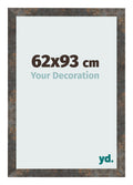 Photo Frame 62x93 cm Oxidized Metal MDF Bologna Front Size | Yourdecoration.com