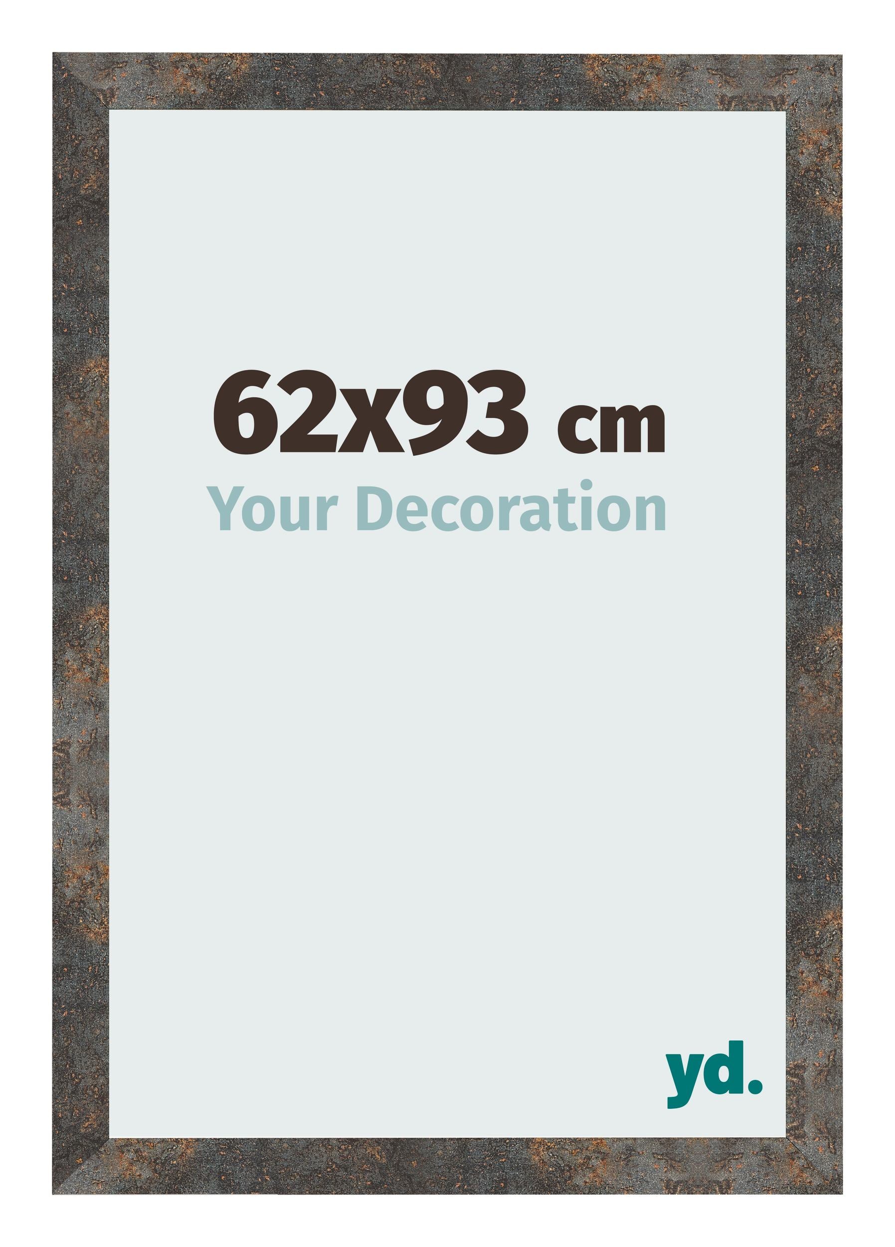 Photo Frame 62x93 cm Oxidized Metal MDF Bologna Front Size | Yourdecoration.com