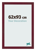 Photo Frame 62x93 cm Wine Red Swept MDF Bologna Front Size | Yourdecoration.com