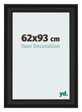 Photo Frame 62x93cm Black Woodgrain MDF Lazio Front Size | Yourdecoration.com