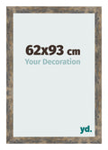 Photo Frame 62x93cm Blue Gold Melange MDF Bologna Front Size | Yourdecoration.com