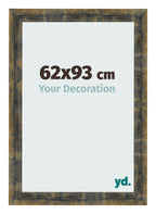 Photo Frame 62x93cm Blue Gold Melange MDF Pisa Front Size | Yourdecoration.com