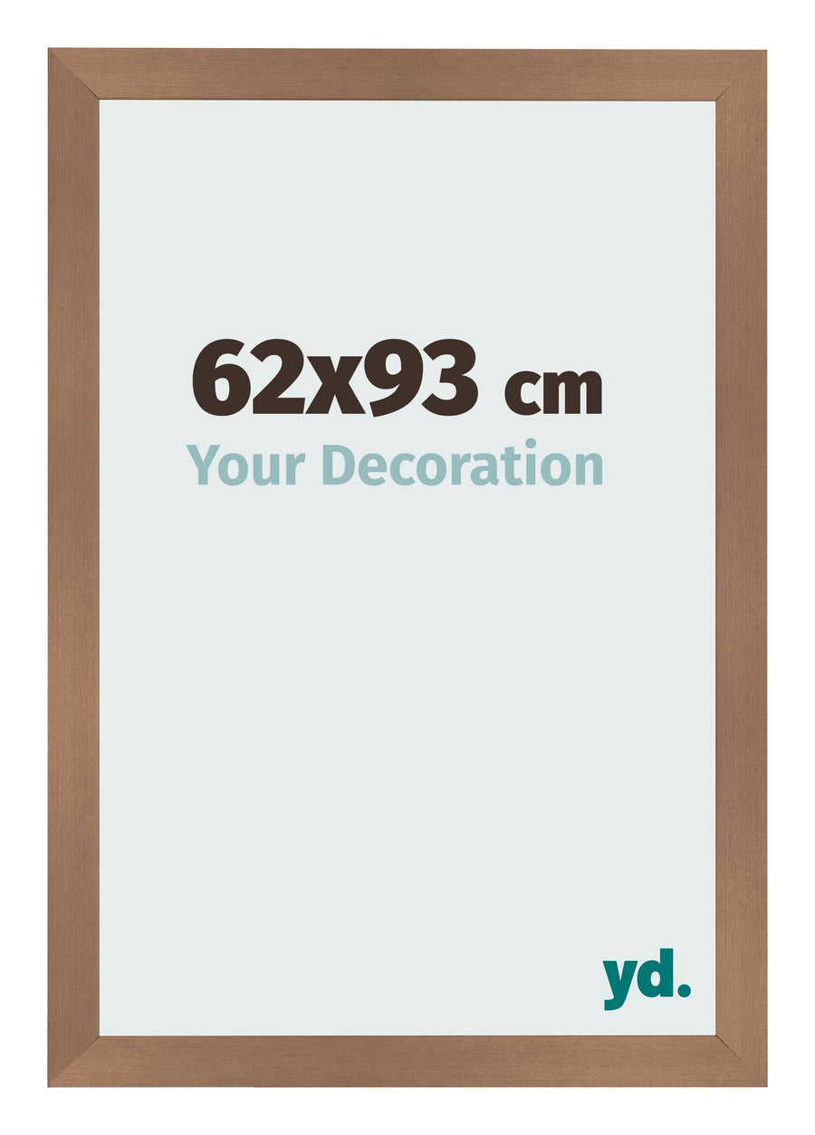 Photo Frame 62x93cm Copper Design MDF Bologna Front Size | Yourdecoration.com